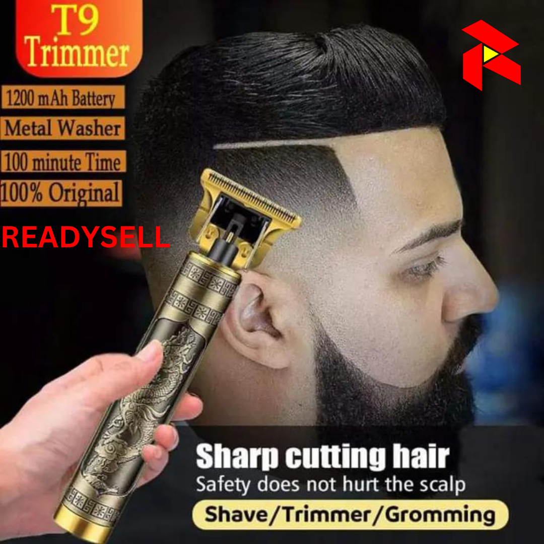 Hair Trimmer Vintage T9 Hair Cutting Machine Recharge Professional Cordless Hair Trimme